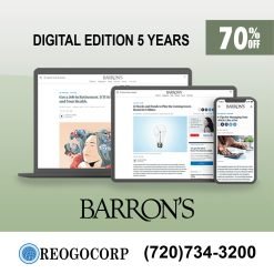 Barron's News Digital Subscription 5-Year for $89