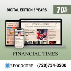 Financial Times Newspaper Digital 3 Years Subscription