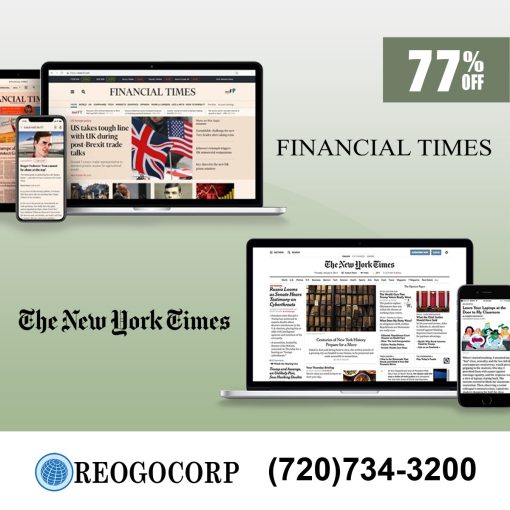 The New York Times and The FT Subscription 2-Year for $199