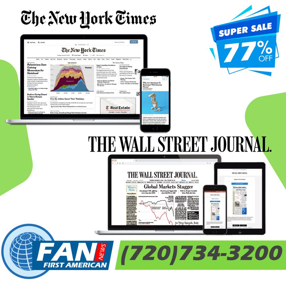 New York Times sub and The Wall Street Journal sub by reogocorp