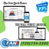 New York Times sub and The Wall Street Journal sub by reogocorp