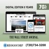 The WSJ Digital Subscription 5-Year at 70% Discount